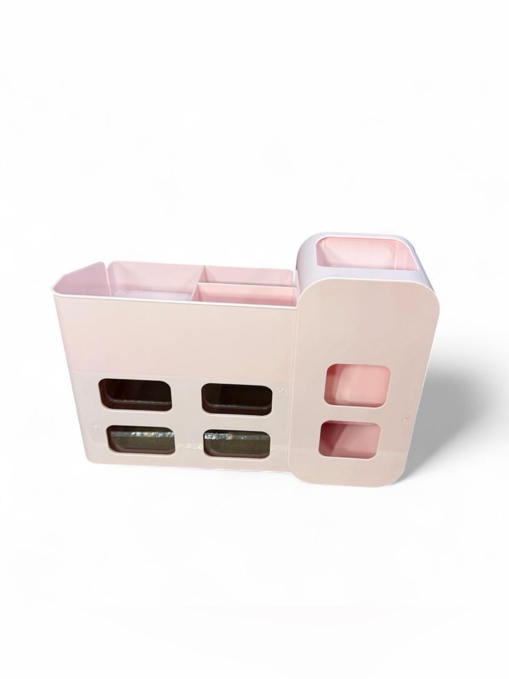 Cute Pink Countertop Cosmetic Organizer & Stationery Display Box NEW - Picture 3 of 8